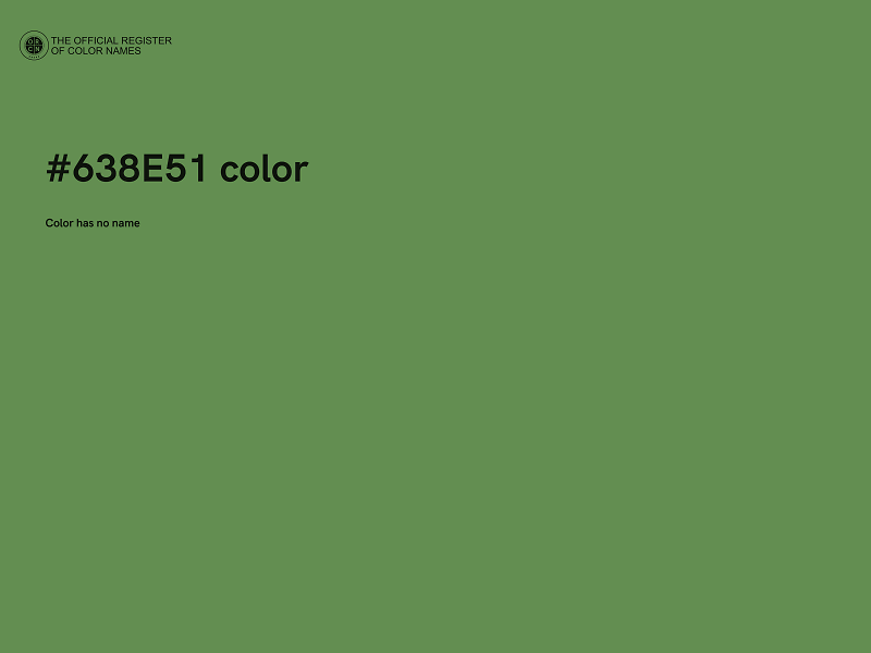 #638E51 color image