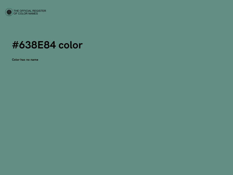 #638E84 color image