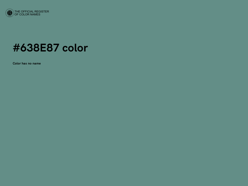 #638E87 color image