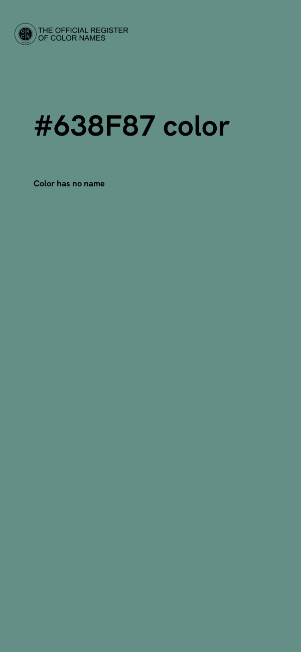 #638F87 color image