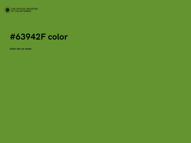 #63942F color image