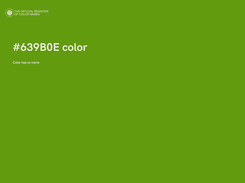 #639B0E color image
