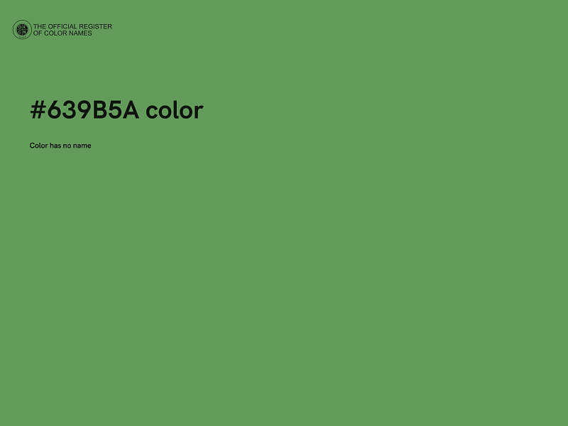 #639B5A color image