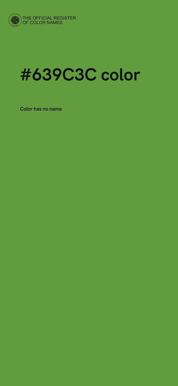 #639C3C color image