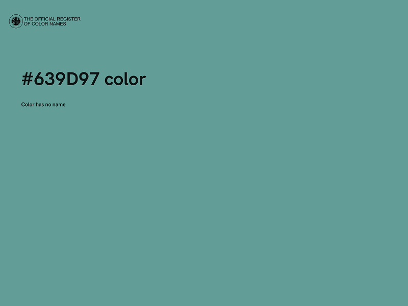 #639D97 color image