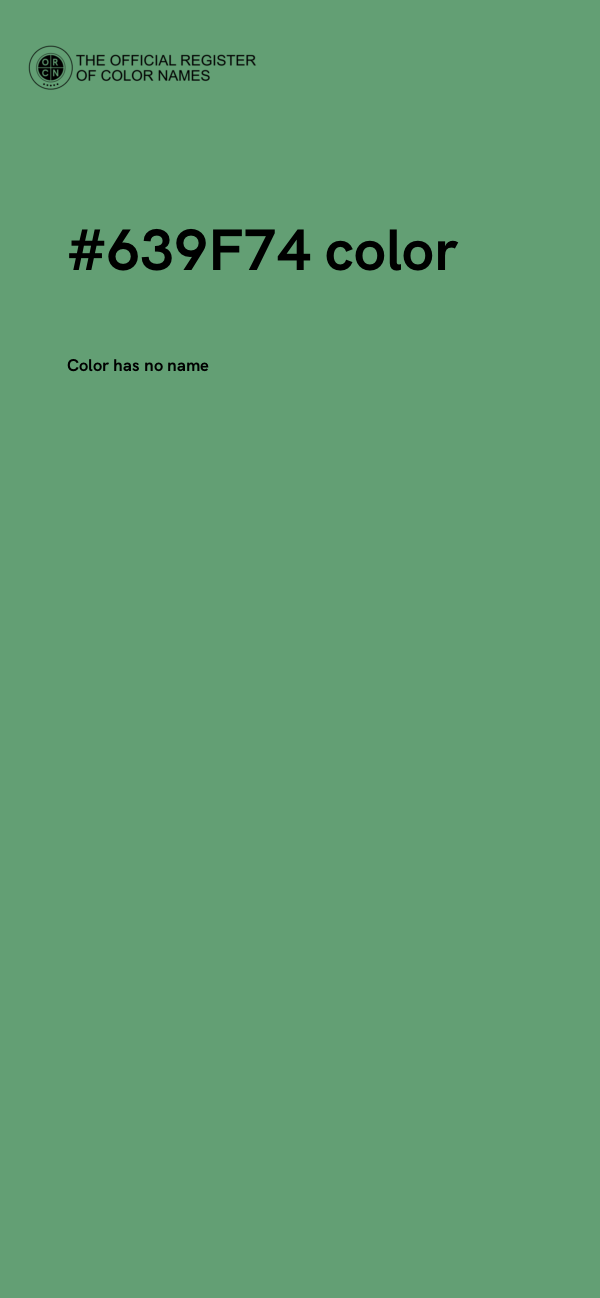 #639F74 color image