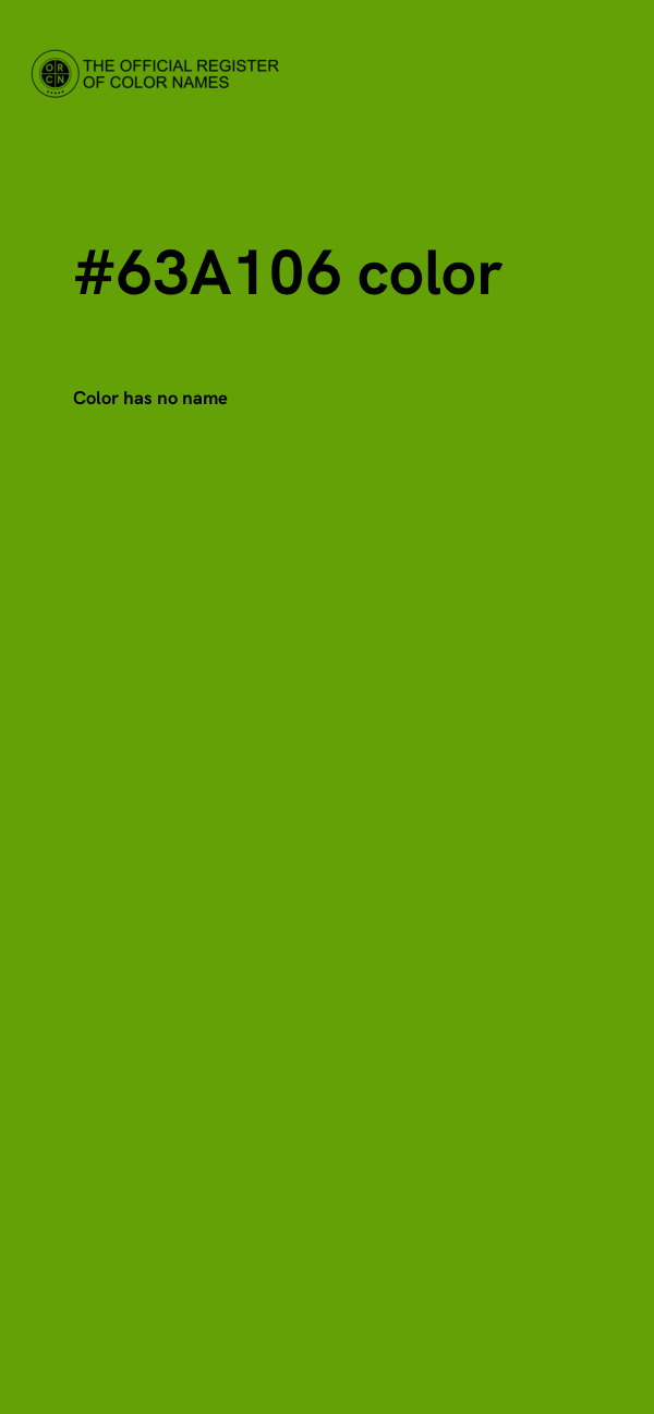 #63A106 color image