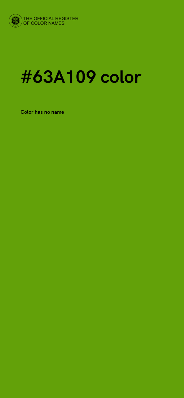 #63A109 color image