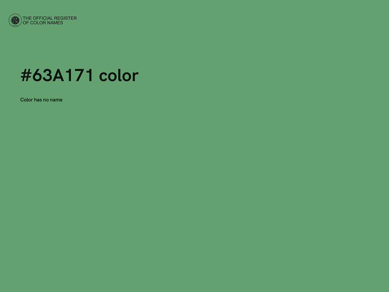 #63A171 color image