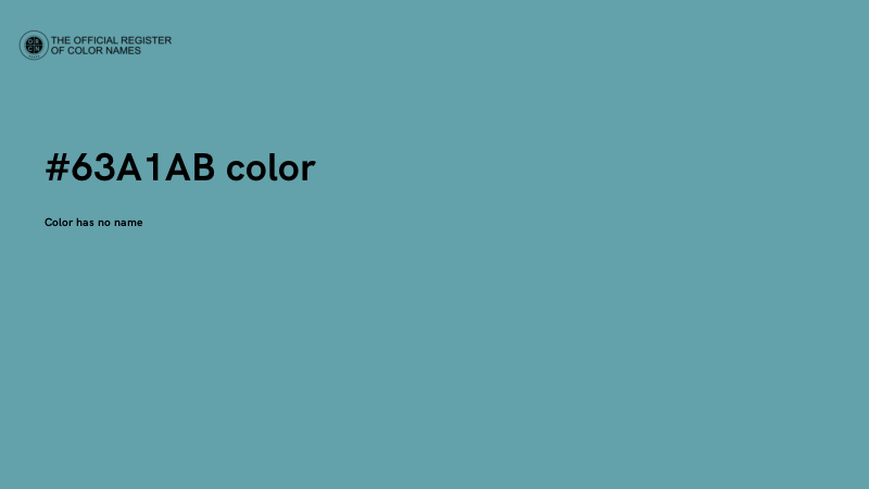 #63A1AB color image