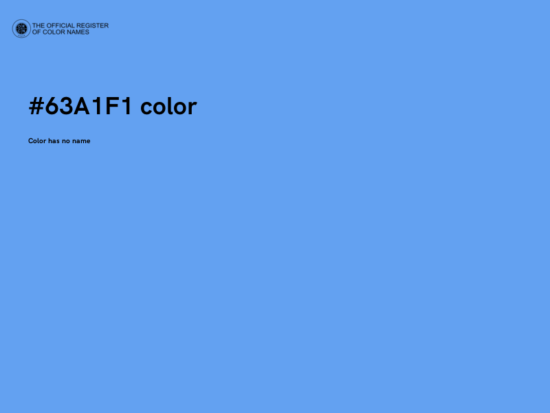 #63A1F1 color image