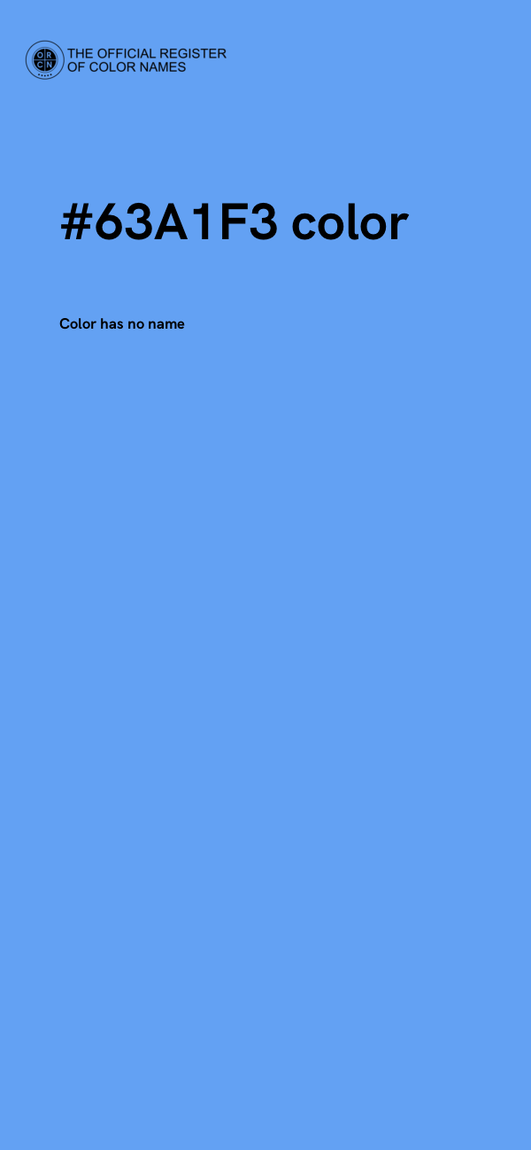 #63A1F3 color image