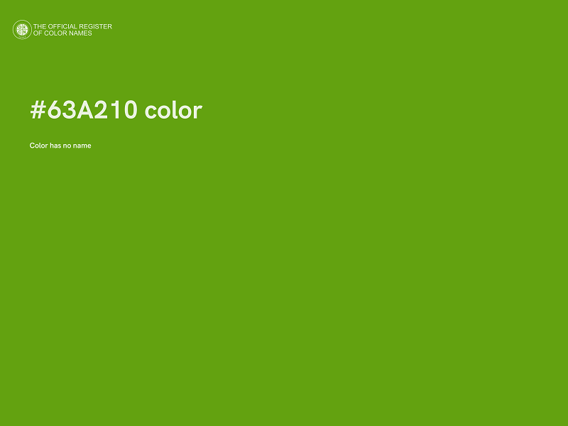 #63A210 color image