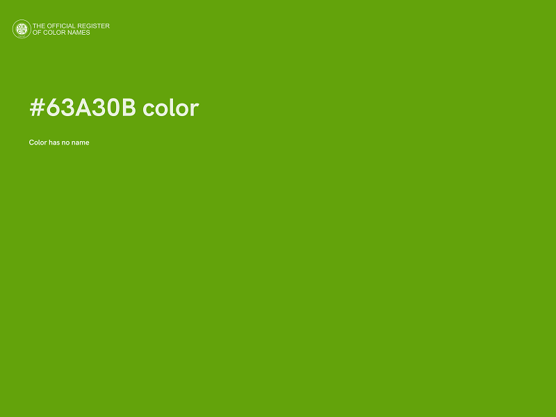 #63A30B color image