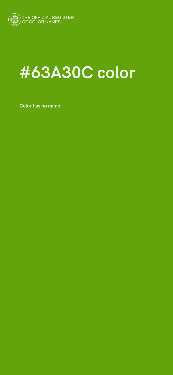 #63A30C color image