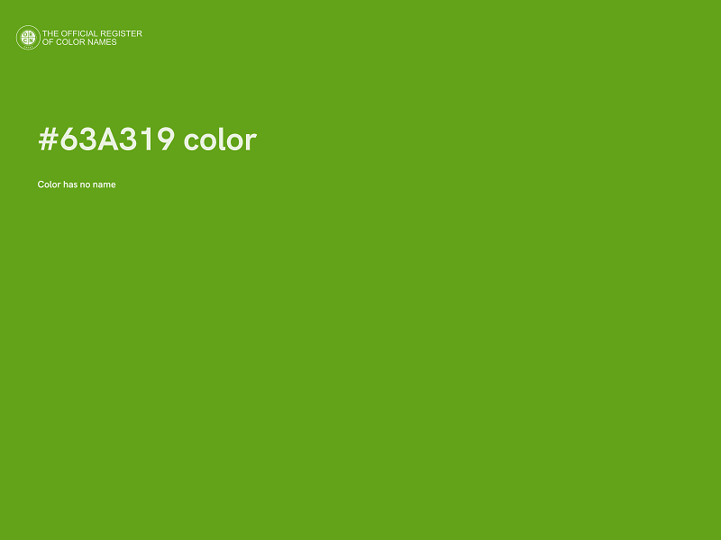 #63A319 color image