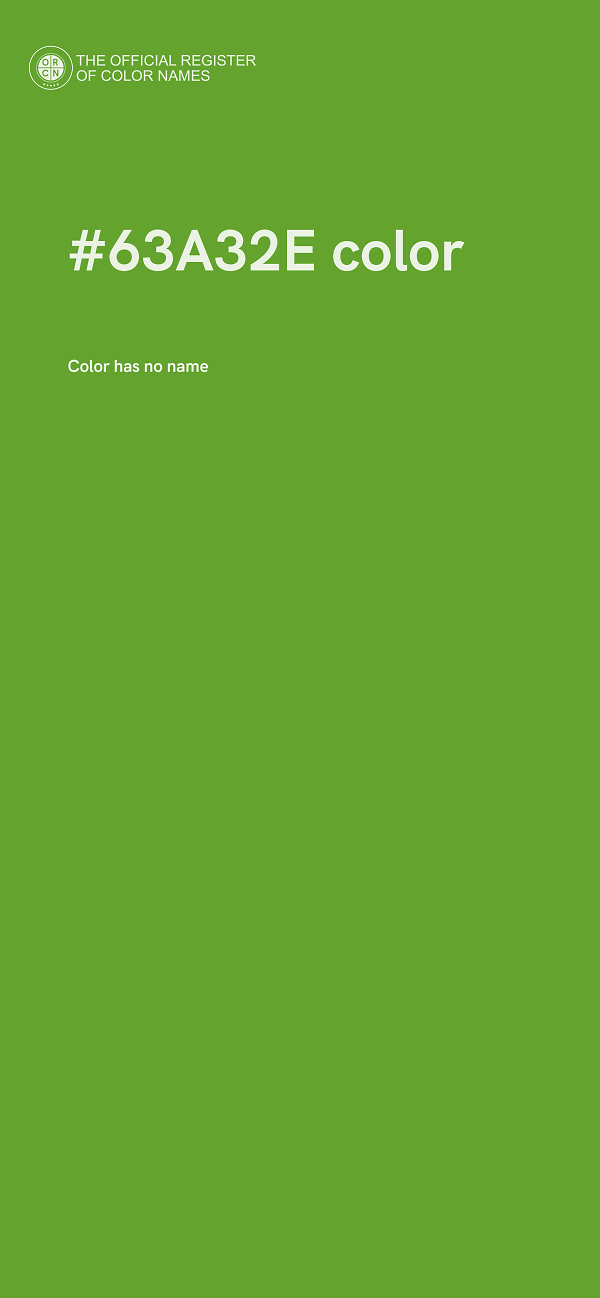 #63A32E color image