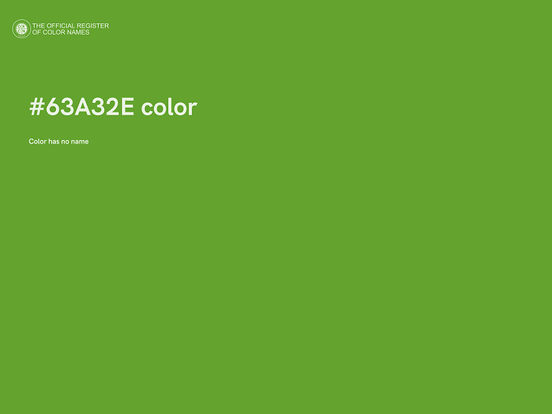 #63A32E color image