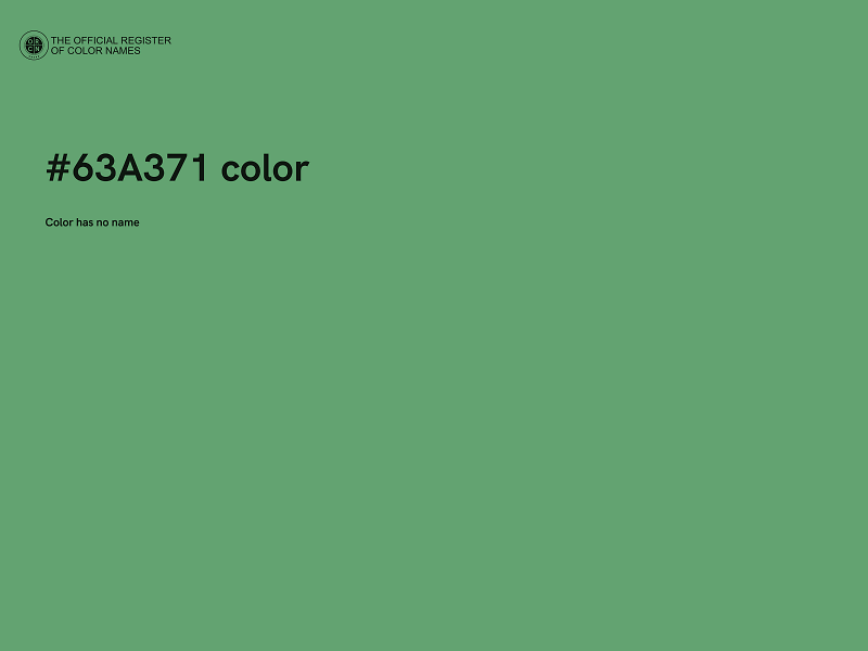 #63A371 color image