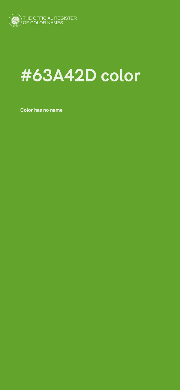 #63A42D color image