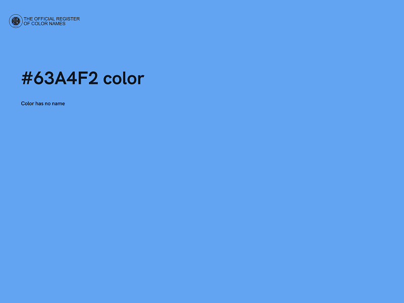 #63A4F2 color image