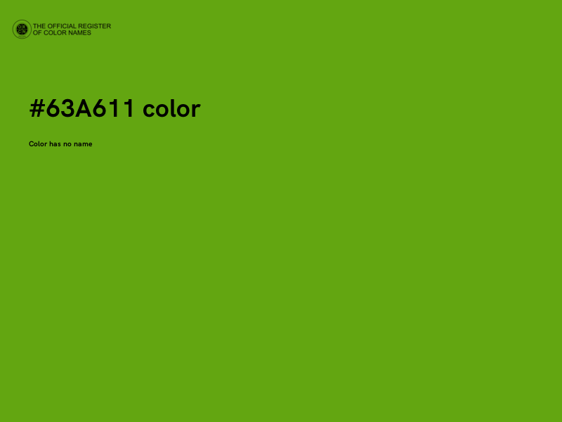 #63A611 color image