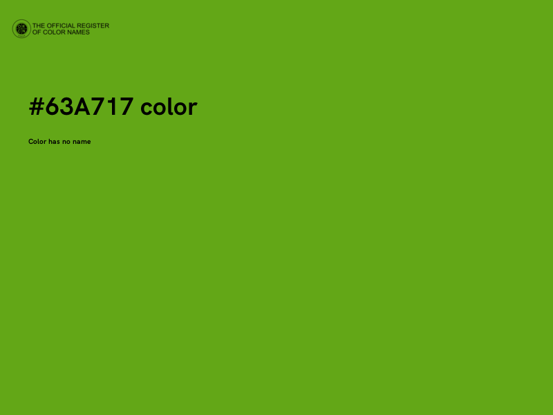 #63A717 color image
