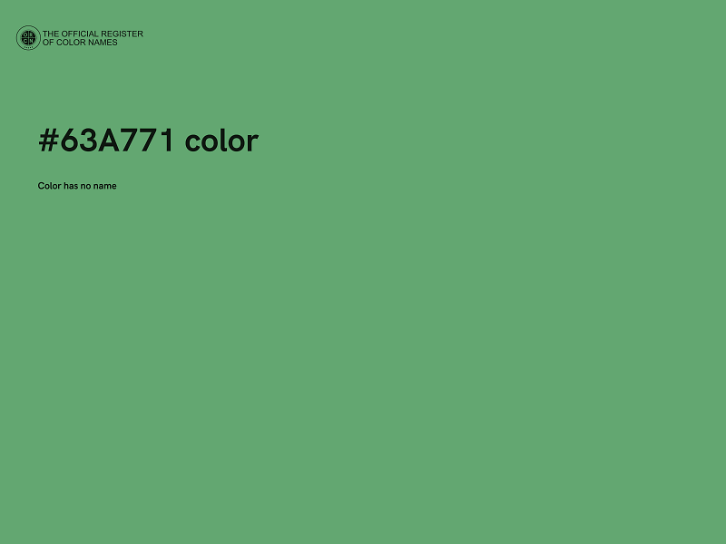 #63A771 color image