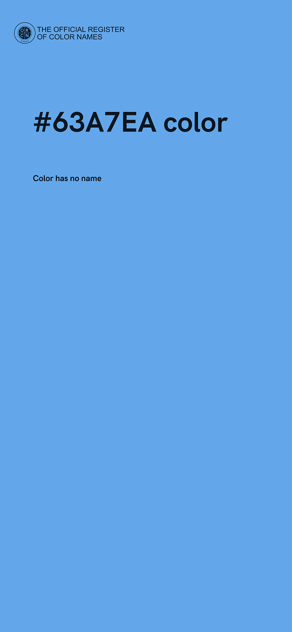 #63A7EA color image