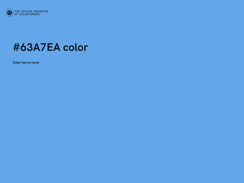 #63A7EA color image