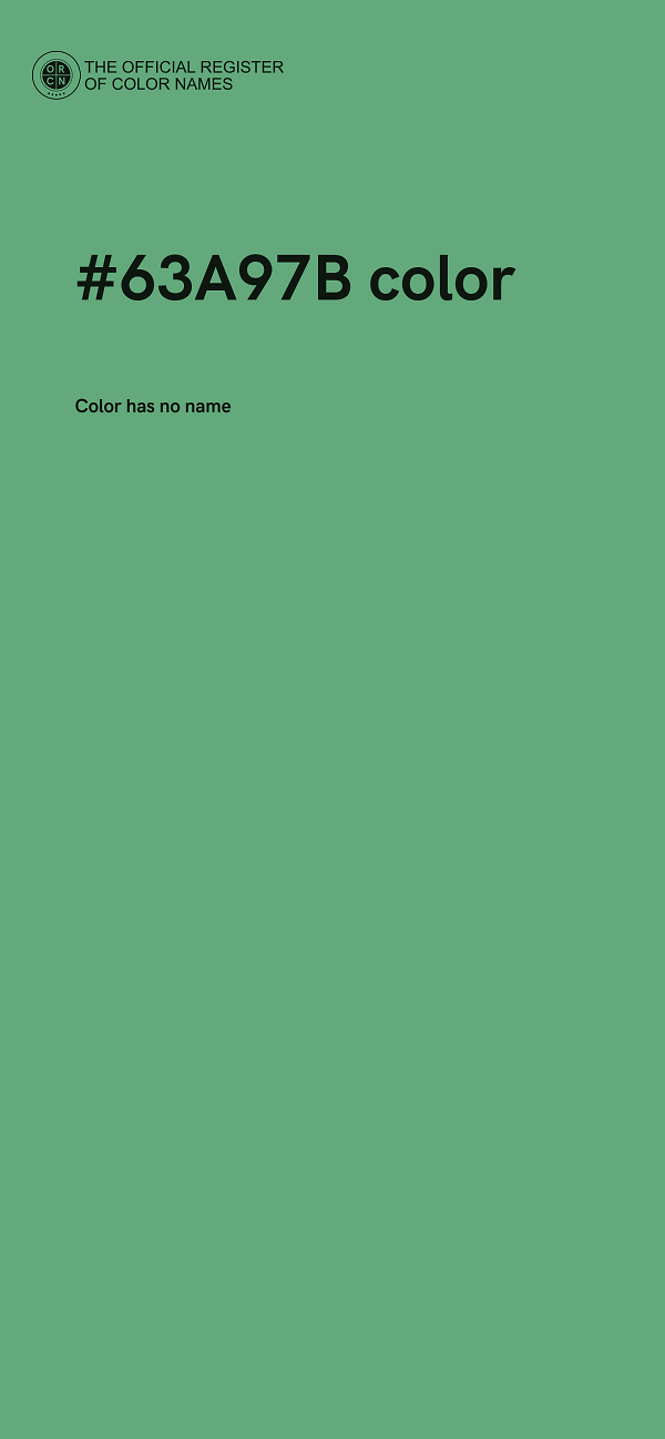 #63A97B color image