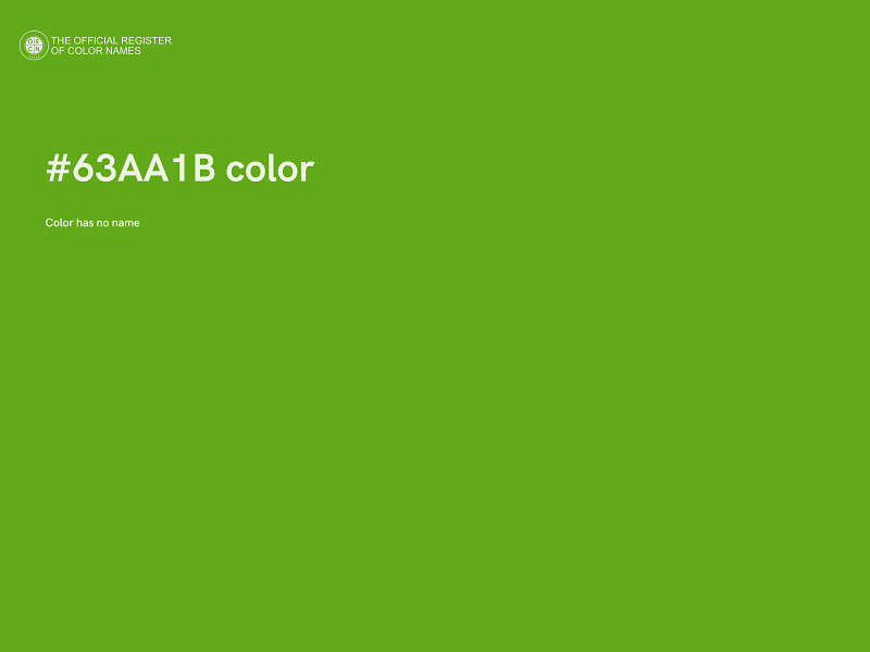 #63AA1B color image