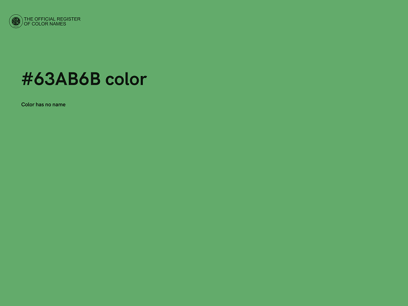 #63AB6B color image