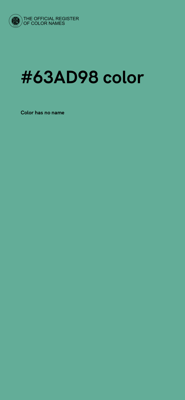 #63AD98 color image