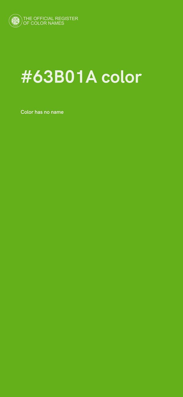 #63B01A color image