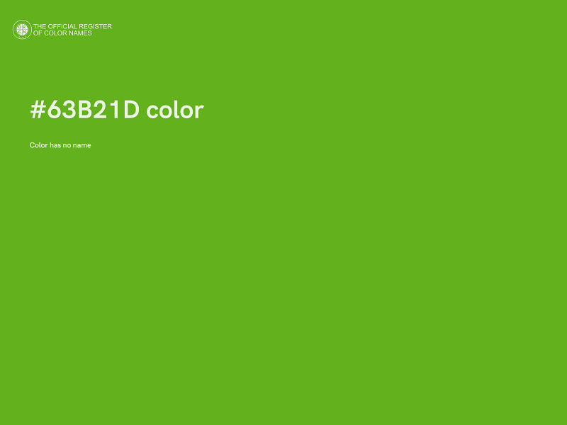 #63B21D color image