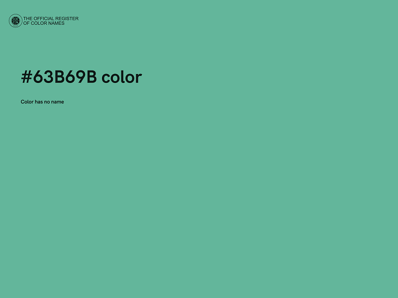 #63B69B color image