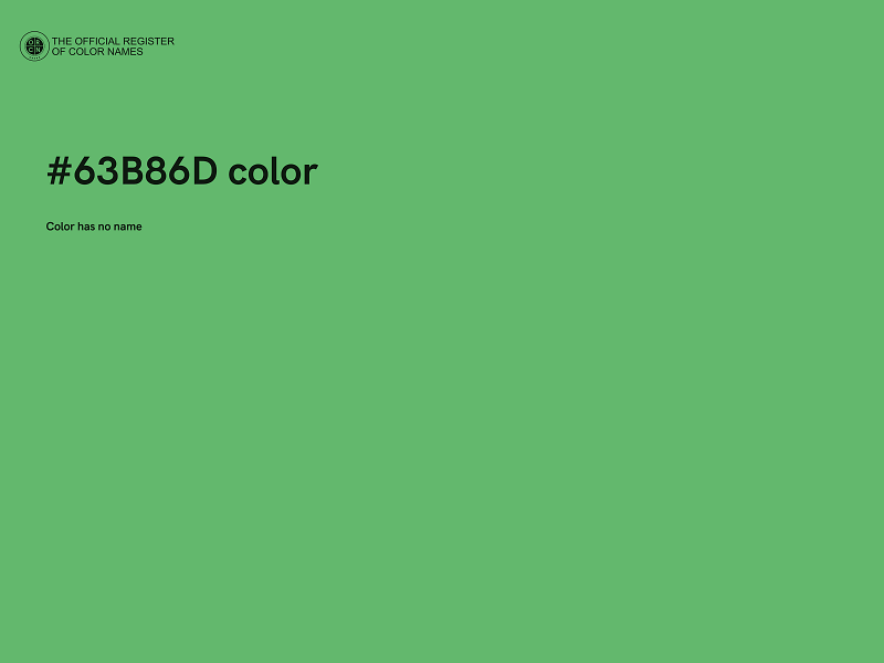 #63B86D color image