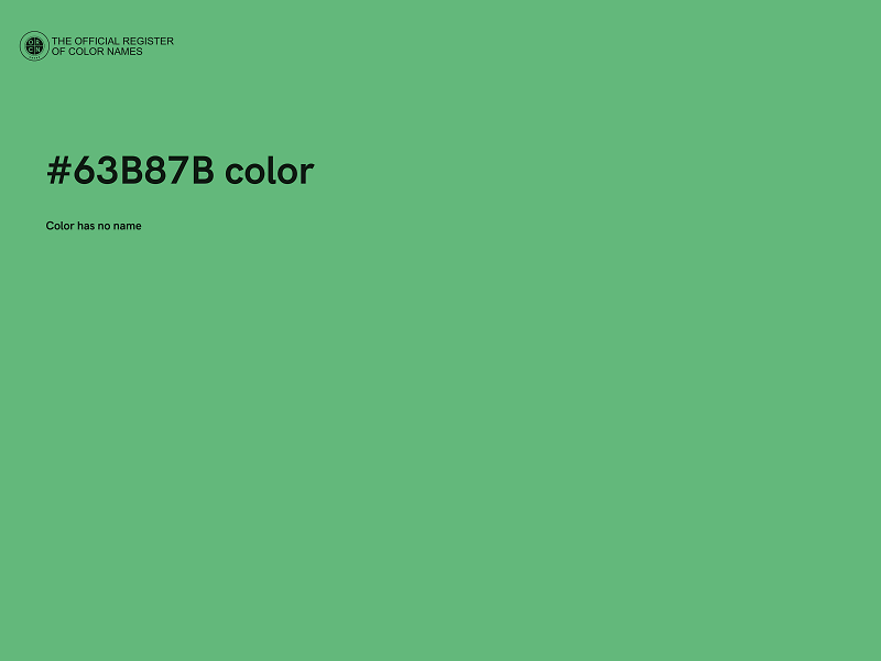 #63B87B color image