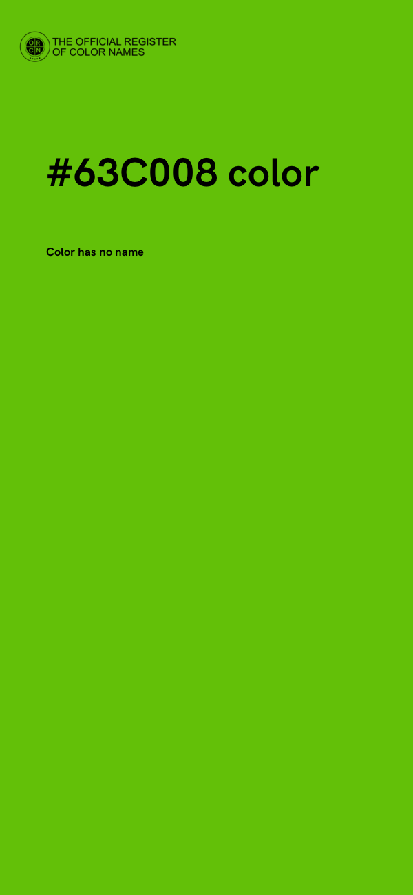 #63C008 color image