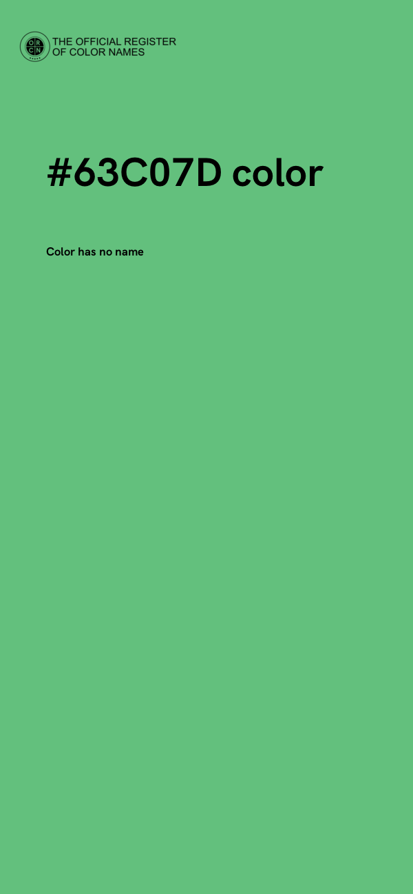 #63C07D color image