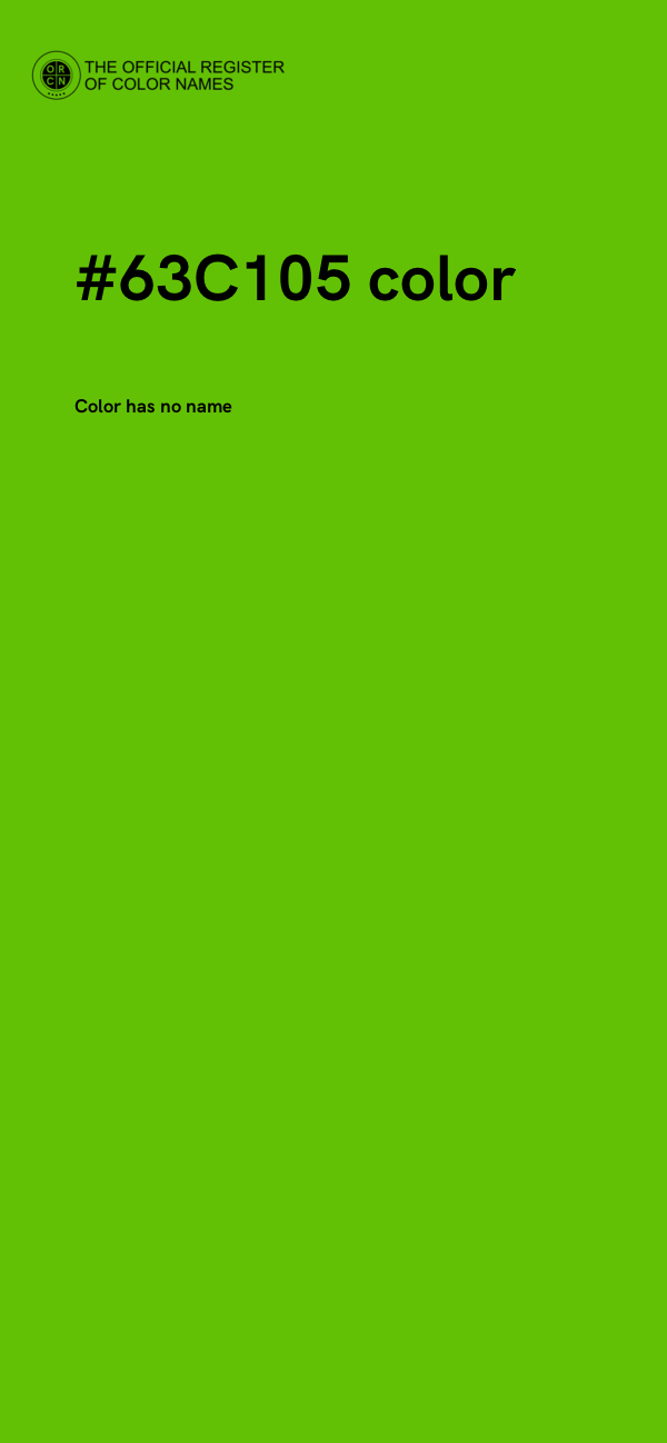 #63C105 color image