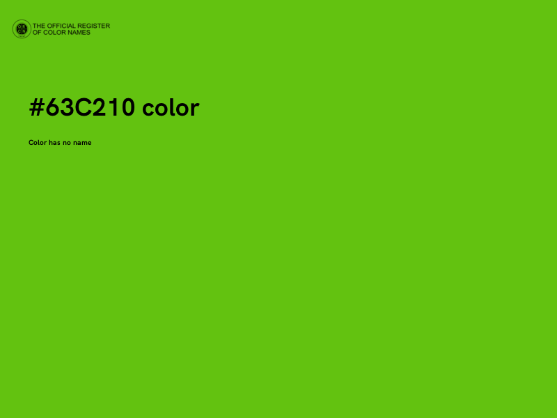 #63C210 color image