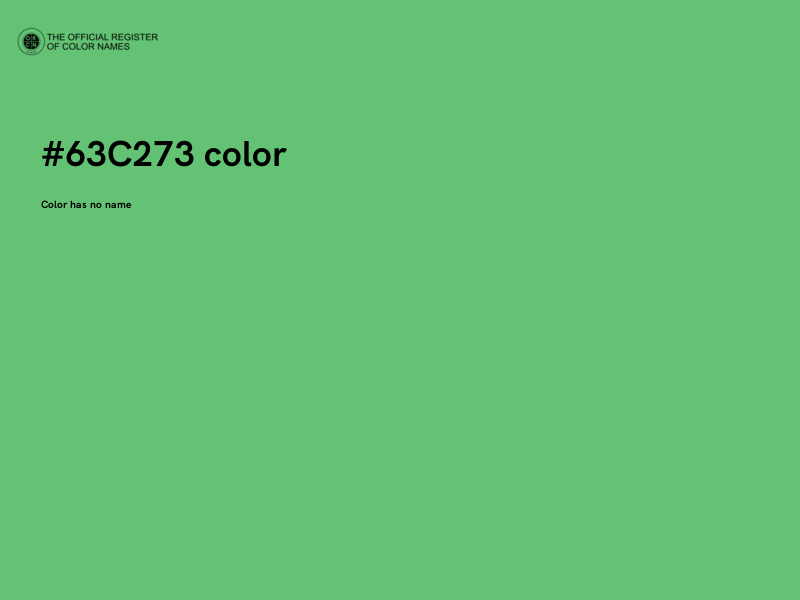 #63C273 color image