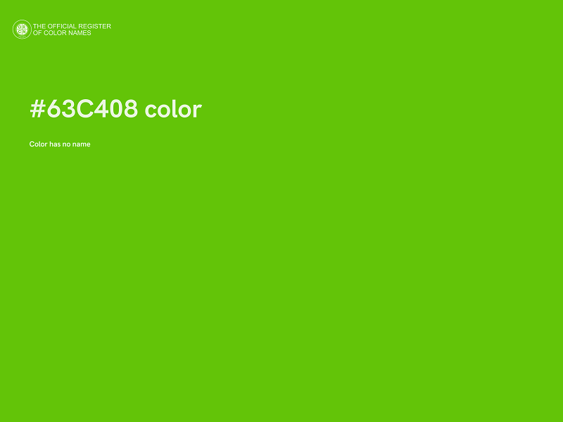 #63C408 color image