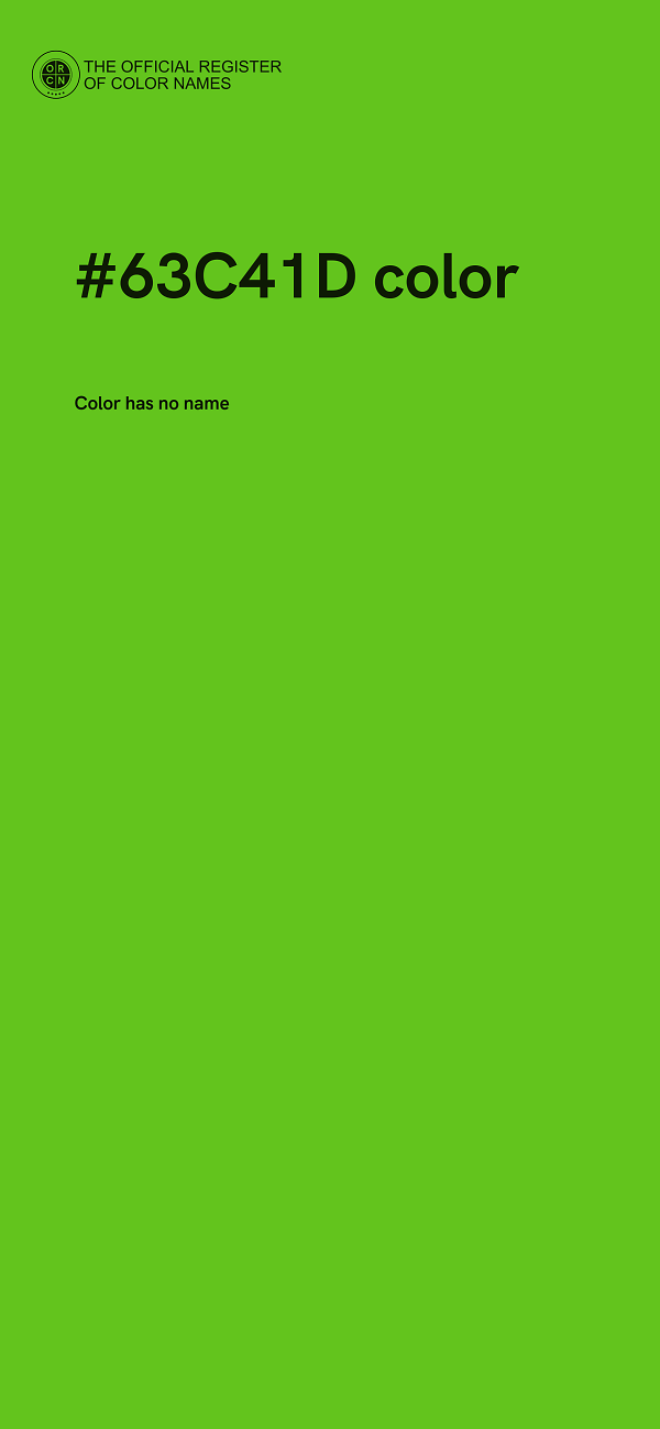#63C41D color image