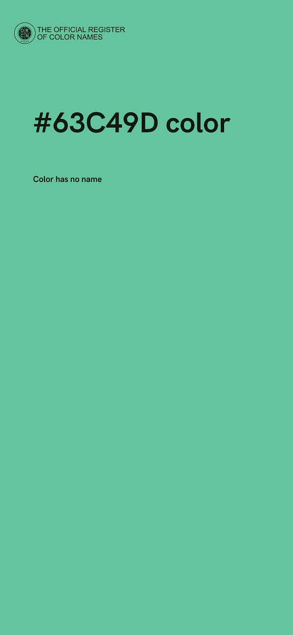 #63C49D color image