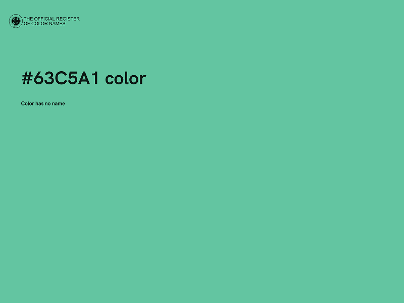 #63C5A1 color image