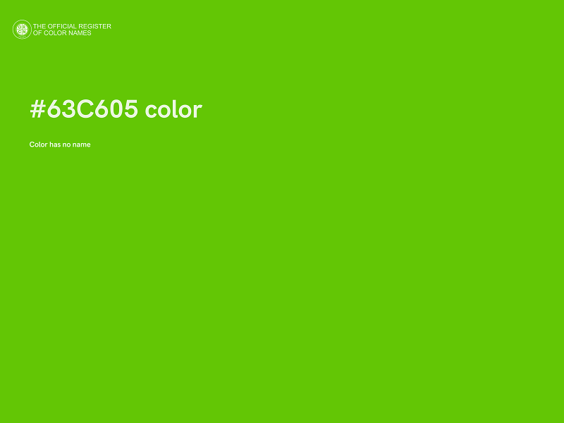 #63C605 color image