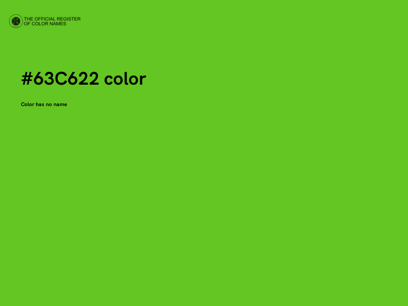 #63C622 color image